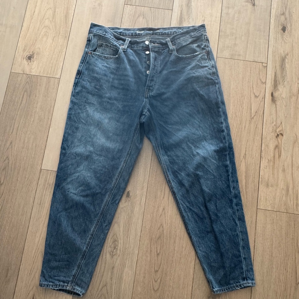 Old Navy Women's Dark Blue Cropped Ankle Jeans